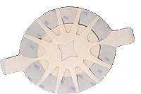 BX/10 TEGADERM FOAM DRESSING ADHESIVE, ADHESIVE WRAP (OVALE) INNER DIAMETER:3IN X 2-1/2IN,OUTER DIAMETER:4-1/2IN X 4IN