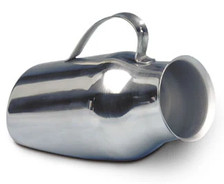 EA/1 MALE URINAL 1 5/8 QT, STAINLESS STEEL.