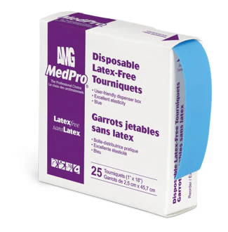 (CS40) EA/1 MEDPRO TOURNIQUET, LATEX FREE, DISPOSABLE. ROLL.