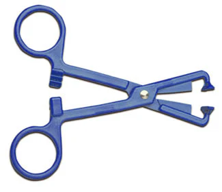 PK/50  ALL PURPOSE MACBICK CLAMP 5.25IN, BLUE, PLASTIC, NON-STERILE