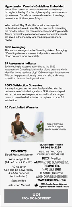 Blood Pressure Monitor Precision - 1 Each - Image 7