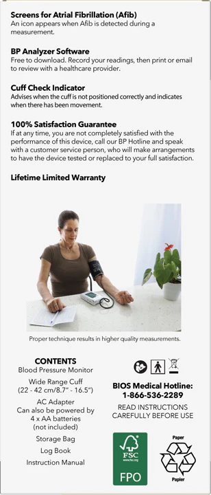 Blood Pressure Monitor with AFIB - 1 Each - Image 6