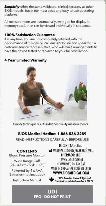 Blood Pressure Simplicity - 1 Each - Image 5