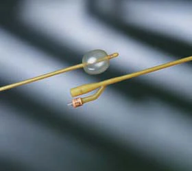 BX/12  LUBRICATH 2-WAY MED ROUND-TIP 2 STAGGERED EYES FOLEY CATH 24FR 30CC BALLOON NON-RETURNABLE