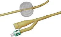 BX/12  LUBRICATH CARSON 2-WAY MED OLIVE COUDE-TIP SINGLE-EYE FOLEY CATH 12FR 5CC BALLOON NON-RETURNABLE