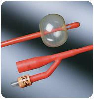 BX/12  LUBRICATH COUNCIL 2-WAY SHORT OPEN-TIP 2 OPPOSING EYES FOLEY CATH 20FR 5CC BALLOON