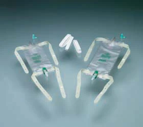 EA/1 19OZ LATEX-FREE LEG BAG 18IN EXTENSION TUBING, 2 FABRIC LEG STRAPS