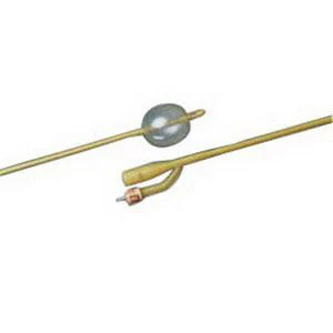 BX/10 SILASTIC LATEX 2-WAY MED ROUND-TIP 2 STAGGERED EYES FOLEY CATH 20FR 30CC