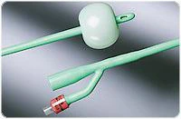 BX/10  SILASTIC 2-WAY SHORT ROUND-TIP 2 OPPOSING EYES FOLEY CATH 22FR 5CC