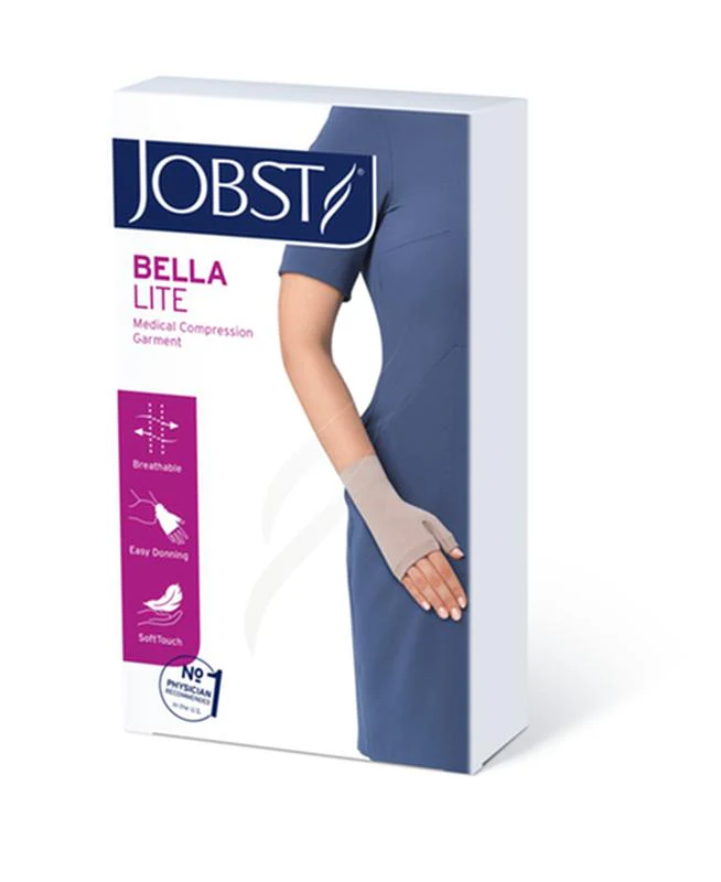 EA/1 JOBST BELLA LITE READY-TO-WEAR GAUNTLET, 20-30MMHG, MD, BEIGE - Image 3