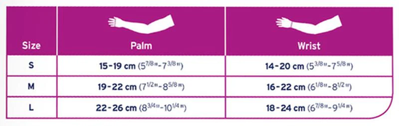 EA/1 JOBST BELLA LITE READY-TO-WEAR GAUNTLET, 20-30MMHG, LG, BLACK - Image 4