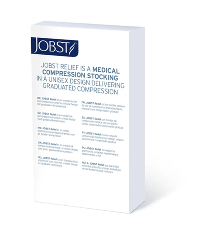 PR/1  JOBST MEDICAL LEG WEAR, UNISEX, KNEE HIGH, 20-30MMHG, LG, BEIGE, OPEN TOE - Image 3