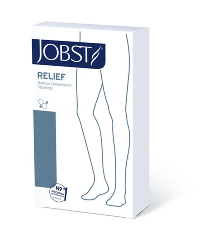 PR/1  JOBST MEDICAL LEG WEAR, UNISEX, KNEE HIGH, 30-40MMHG, MD, BEIGE, CLOSED TOE - Image 2