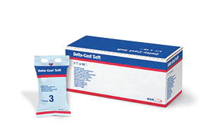 BX/10 DELTA-CAST SOFT POLYESTER SEMI-RIGID CAST TAPE 10CM X 3.6M, BLUE