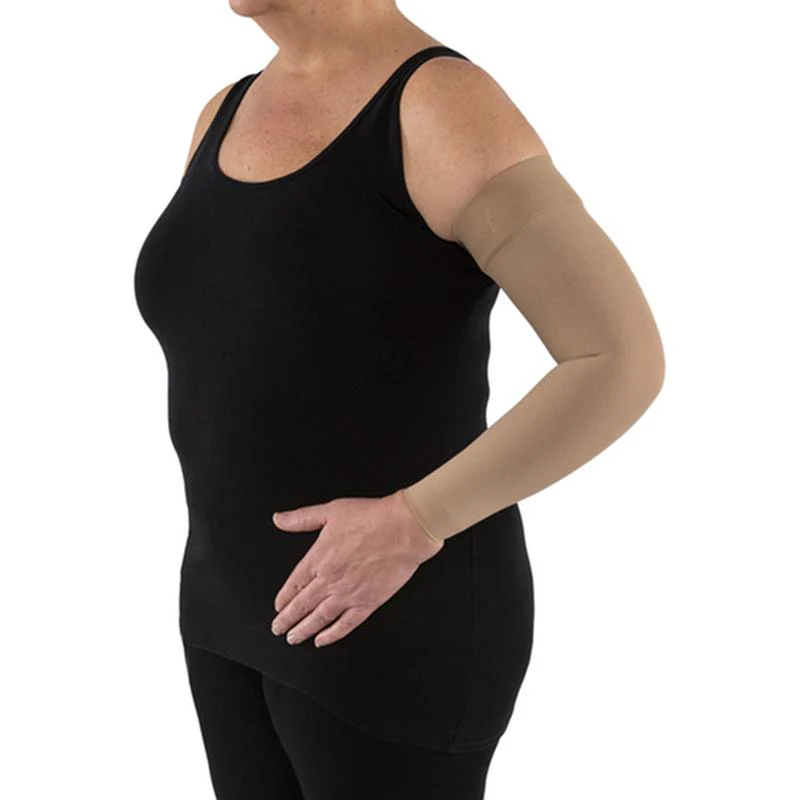 EA/1 JOBST BELLA STRONG READY-TO-WEAR ARMSLEEVE W/SIL BAND, 20-30MMHG, 8 REGULAR, NATURAL - Image 2
