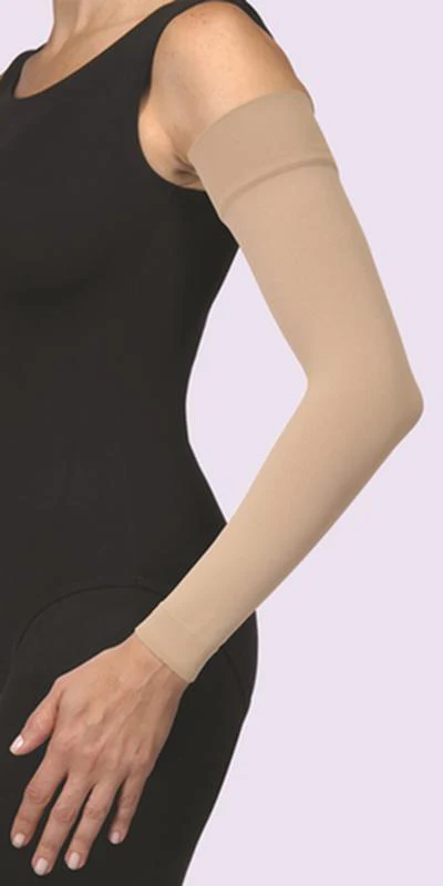EA/1 JOBST BELLA STRONG READY-TO-WEAR ARMSLEEVE W/SIL BAND, 20-30MMHG, 9 REGULAR, NATURAL
