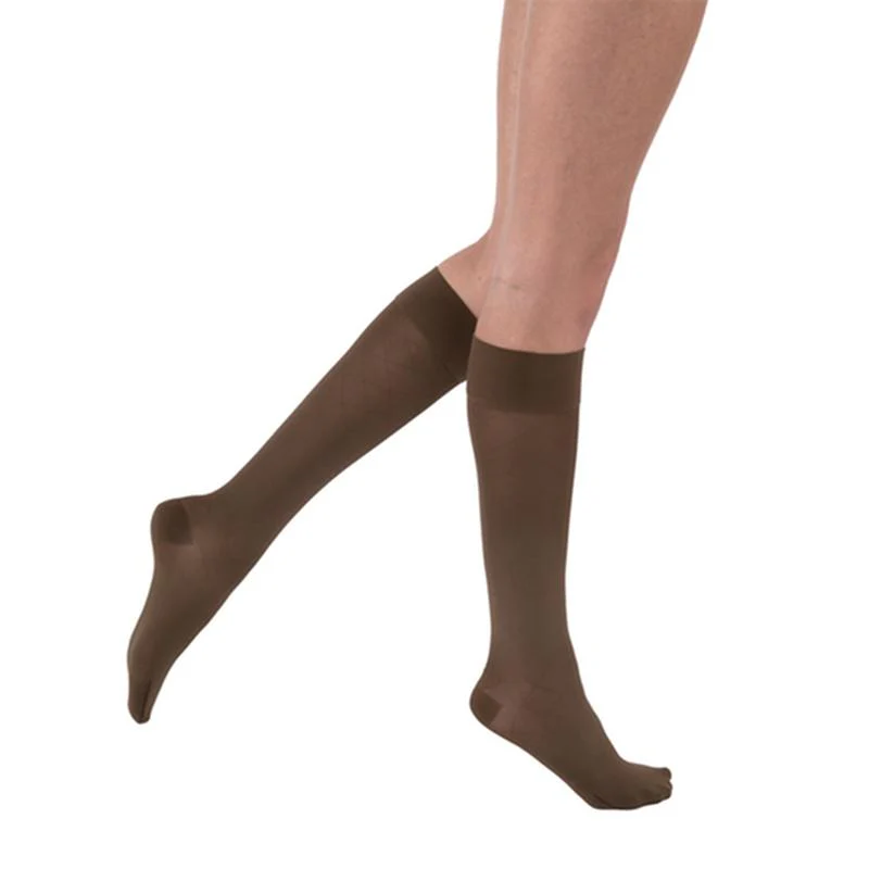 PR/1 JOBST ULTRASHEER WOMEN, KNEE HIGH, 15-20MMHG, SM, ESPRESSO, CLOSED TOE