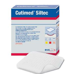 BX/10 CUTIMED SILTEC FOAM DRESSING W/SUPER ABSORBERS AND SILICONE LAYER 5CM X 6CM