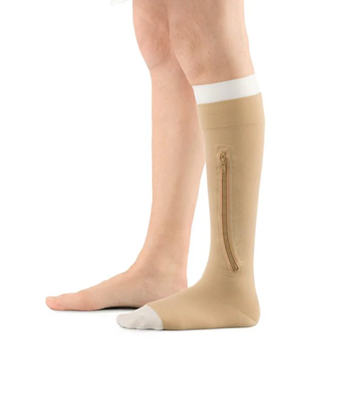 KT/1 JOBST ULCERCARE READY-TO-WEAR  XL, LEFT ZIPPER, BEIGE (INCL 1 STOCKING AND 2 LINERS) - Image 2