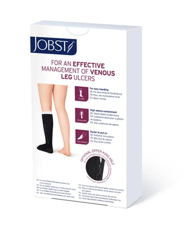 KT/1 JOBST ULCERCARE READY-TO-WEAR  XL, LEFT ZIPPER, BLACK (INCL 1 STOCKING AND 2 LINERS) - Image 3