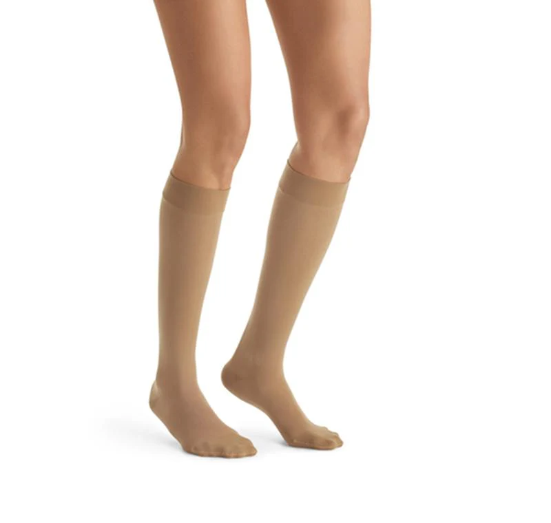 PR/1 JOBST ULTRASHEER WOMEN, KNEE HIGH, 15-20MMHG, SM, SUN BRONZE, CLOSED TOE - Image 2