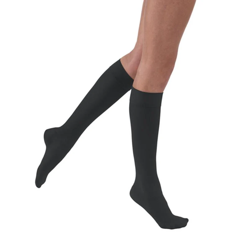 PR/1 JOBST ULTRASHEER WOMEN, KNEE HIGH, 15-20MMHG, XL, ANTHRACITE, CLOSED TOE