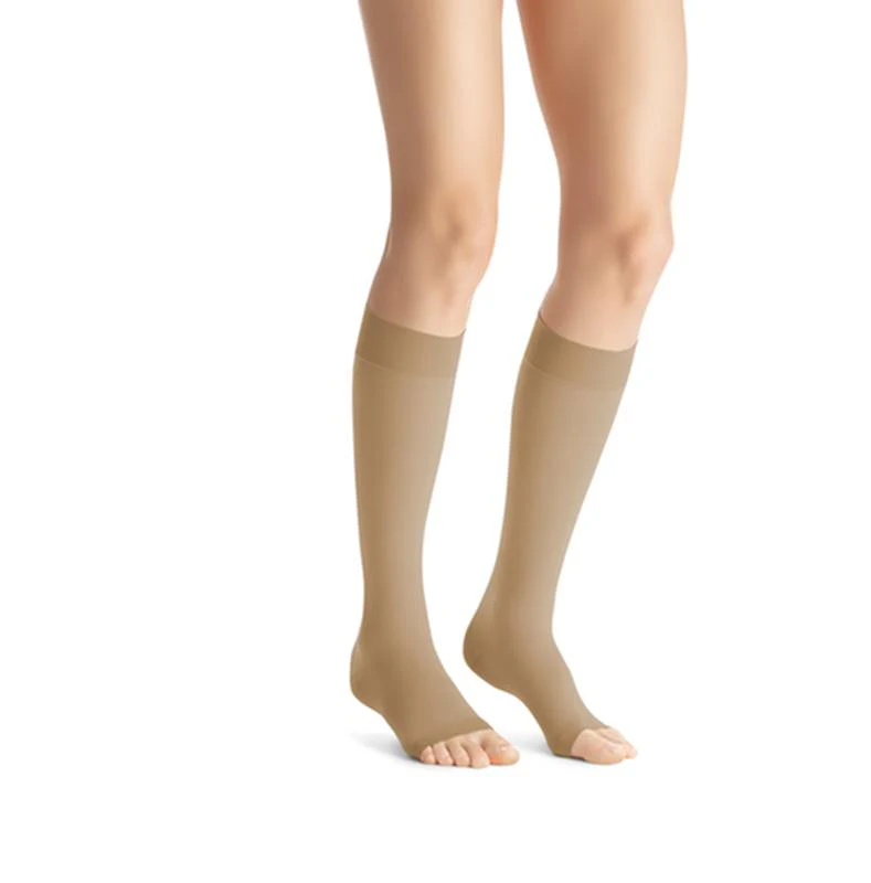 PR/1 JOBST OPAQUE WOMEN, KNEE HIGH PETITE, 15-20MMHG, SM, NATURAL, OPEN TOE