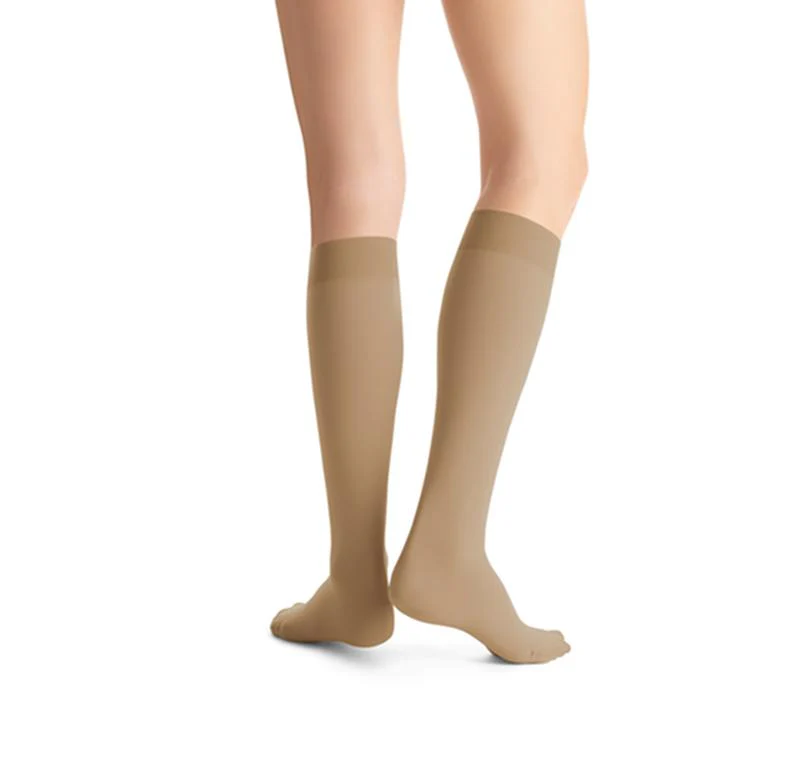 PR/1 JOBST OPAQUE WOMEN, KNEE HIGH PETITE, 15-20MMHG, XL, NATURAL, CLOSED TOE - Image 2