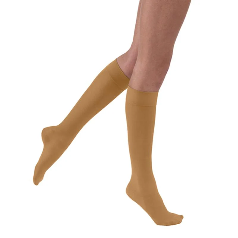 PR/1 JOBST ULTRASHEER WOMEN, KNEE HIGH, 20-30MMHG, SM, SUNTAN, CLOSED TOE