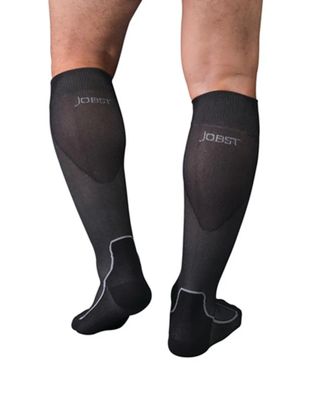 PR/1 JOBST SPORT STOCKING UNISEX, 15-20MMHG, SM, BLACK, CLOSED TOE - Image 2