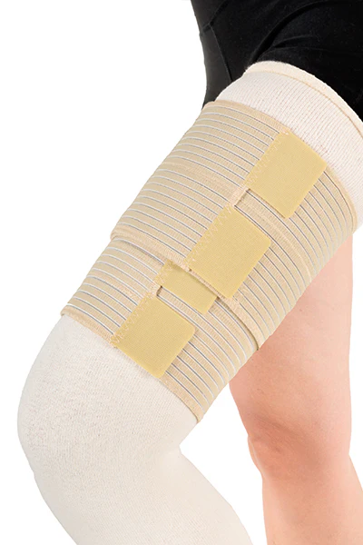 BX/1 JOBST FARROWWRAP CLASSIC READY-TO-WEAR THIGHPIECE 30-40 MMHG, LARGE TALL, TAN