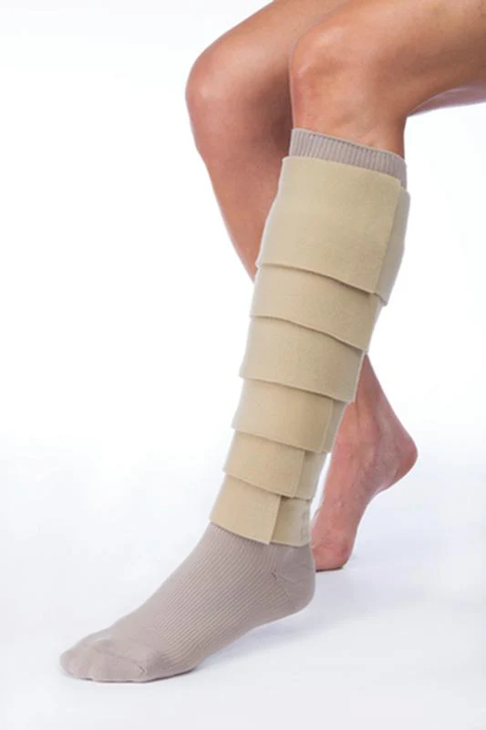 BX/1 JOBST FARROWWRAP BASIC READY-TO-WEAR LEGPIECE 30-40 MMHG, EXTRA SMALL TALL, TAN