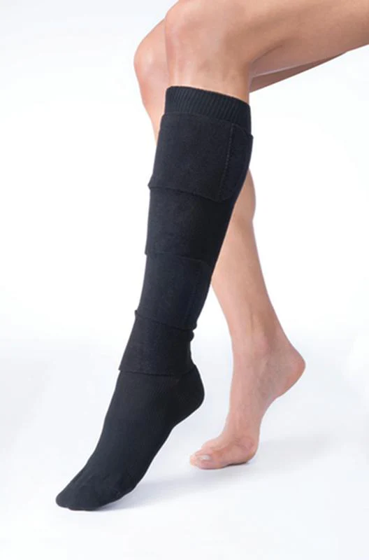 BX/1 JOBST FARROWWRAP 4000 READY-TO-WEAR LEGPIECE 30-40 MMHG, EXTRA SMALL TALL, BLACK