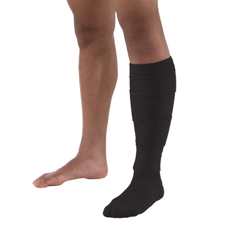 BX/1 JOBST FARROWWRAP 4000 READY-TO-WEAR LEGPIECE 30-40 MMHG, EXTRA SMALL TALL, BLACK - Image 2