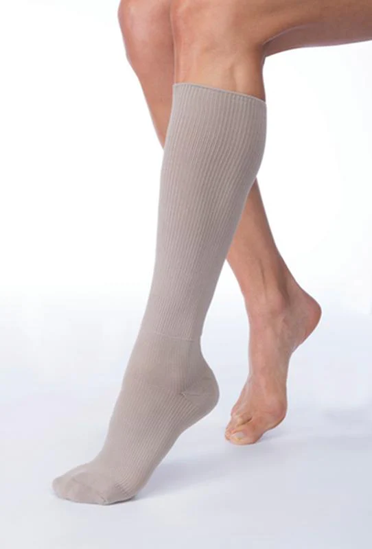 BX/1 JOBST FARROWHYBRID ADI READY-TO-WEAR KNEE HIGH LINERFOOT COMPRESSION , 20-30 MMHG, MEDIUM WIDE, TAUPE