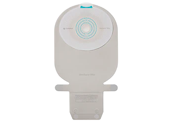 SenSura® Mio One-Piece Drainable Pouch with Easiclose WIDE-Outlet, Opaque with inspection window 11" (28cm), Non-convex, Stoma Opening 1-3/4" (45mm) - Box of 10