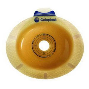 SenSura® Click Skin Barrier, Convex Light, Cut-to-Fit Stoma Opening 5/8" - 1-1/4" (15mm - 33mm), Flange 2" (50mm) - Box of 5