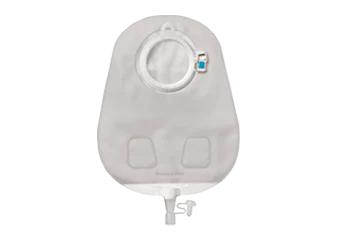 SenSura® Mio Click Two-Piece Urostomy Pouch, Transparent 10-1/4" (26cm), Flange 2-3/8" (60mm) - Box of 10
