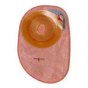 Assura® One-Piece Closed Pouch, Opaque 7" (18cm), Non-Convex, Stoma Opening 3/8" - 2-1/8" (20mm - 55mm) - Box of 30