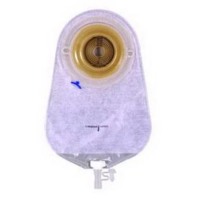 Assura® One-Piece Urostomy Pouch, Transparent 10-1/2" (27cm), Extra Extended Wear, Convex, Stoma Opening 5/8" - 1-3/4" (15mm - 43mm) - Box of 10