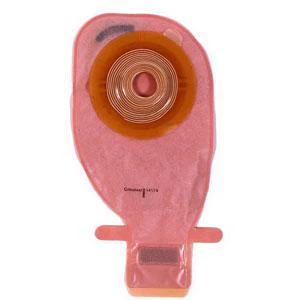 Assura® One-Piece Drainable Pouch with Easiclose, Opaque 11" (28cm), Convex Deep, Stoma Opening 1" (25mm) - Box of 10