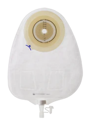 Assura® One-Piece Urostomy Pouch, Opaque 10" (25cm), Extra Extended Wear, Convex Light, Stoma Opening 5/8" - 1-3/4" (15mm - 43mm) - Box of 10