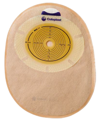 SenSura® One-Piece Closed Pouch, Opaque 8-1/2" (22cm), Convex Light, Stoma Opening 5/8" - 1-1/4" (15mm - 33mm) - Box of 10
