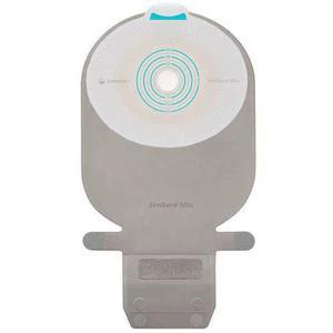 SenSura® Mio One-Piece Drainable Pouch with Easiclose WIDE-Outlet, Transparent 11" (28cm), Convex Deep, Stoma Opening 3/8" - 1-3/4" (10mm - 43mm) - Box of 10
