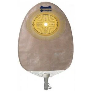 SenSura® Mio One-Piece Urostomy, Transparent 10-1/4" (26cm), Convex Light, Stoma Opening 3/8" - 1-3/4" (10mm - 43mm) - Box of 10