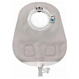 SenSura® Mio One-Piece Urostomy, Transparent 10-1/4" (26cm), Convex Light, Stoma Opening 1" (25mm) - Box of 10