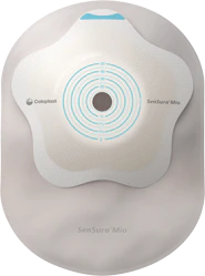 SenSura® Mio One-Piece Drainable Pouch with Easiclose WIDE-Outlet, Transparent 11" (28cm), Concave, Stoma Opening 1-1/8" - 2" (30mm - 50mm) - Box of 10