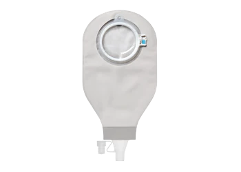 SenSura® Mio Click Two-Piece High Output Pouch, Opaque with inspection window 19.6oz (581ml), Flange 2" (50mm) - Box of 10