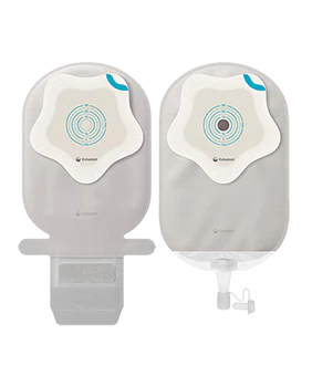 SenSura Mio Kids One-Piece Urostomy Pouch, Transparent, Stoma Opening 3/8" - 1-3/8" (10mm - 35mm) - Box of 10