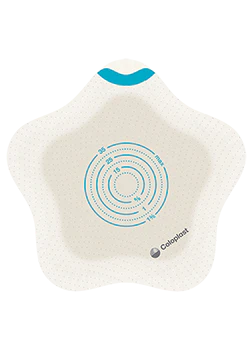 SenSura Mio Kids Baseplate, Non-Convex,  Stoma Opening 0" - 1-3/8" (0mm - 35mm), Flange 1-3/8" (35mm) - Box of 5